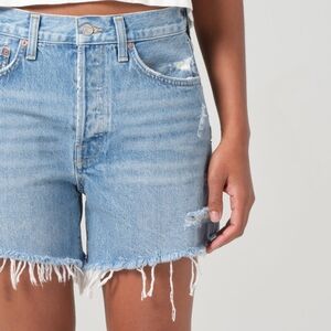 AGOLDE Parker Long Denim Short, Size 29